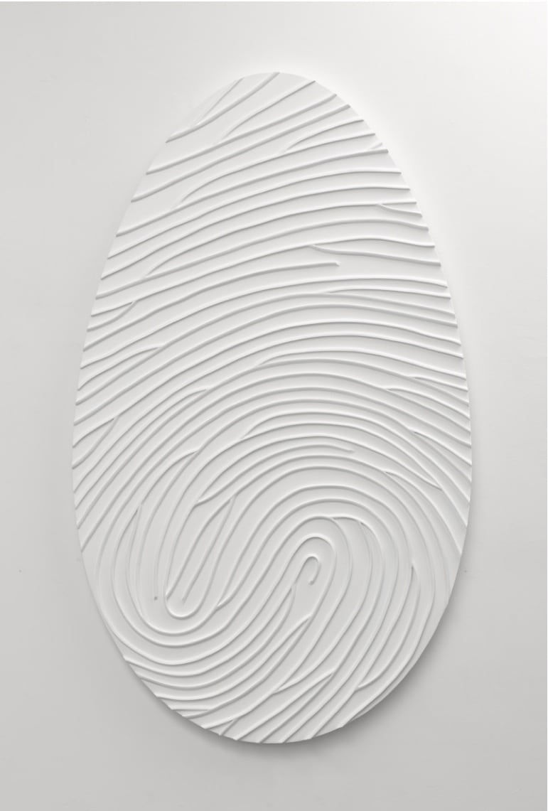 Marc Quinn, Labyrinth Painting XX180 Monochrome, 2011
