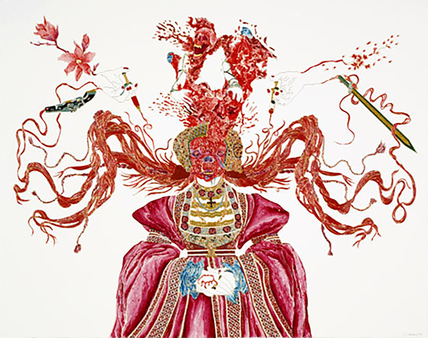 Raqib Shaw, Anne, 2006