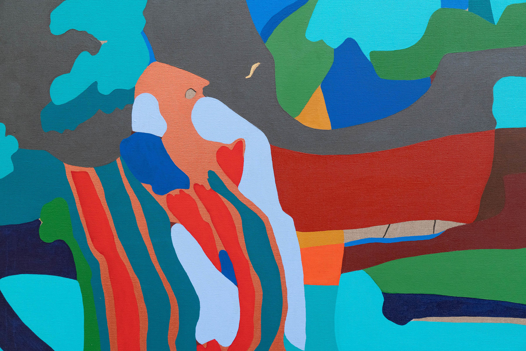 Candida Alvarez, Mostly Cloudy, 2023