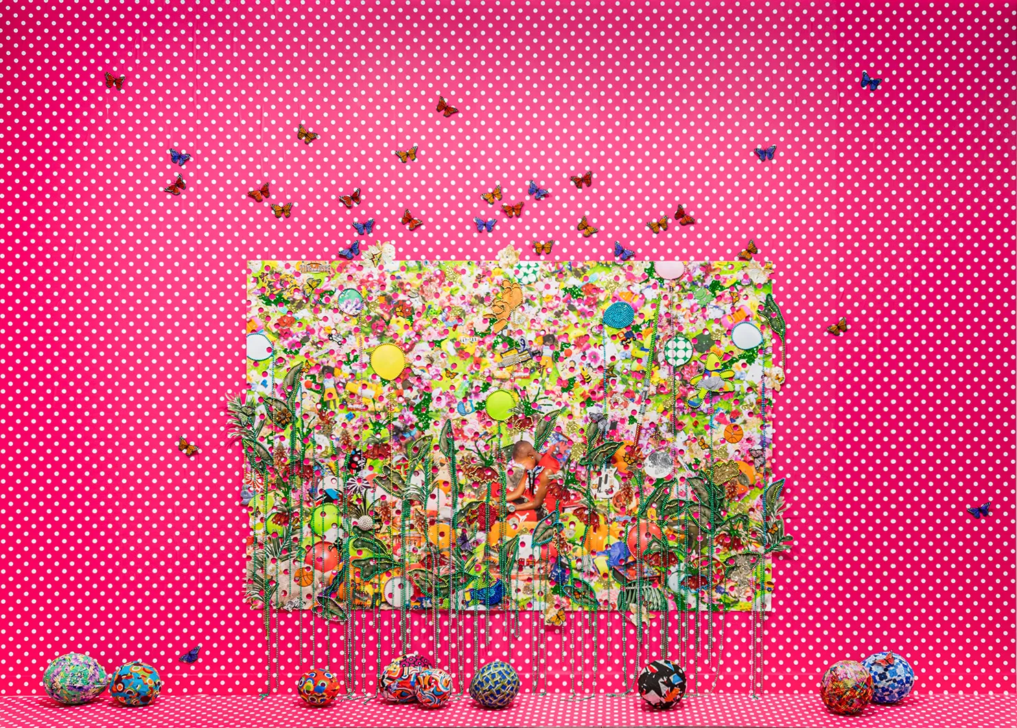 Ebony G. Patterson, ...he was only 12... (...when they grow up...), 2016