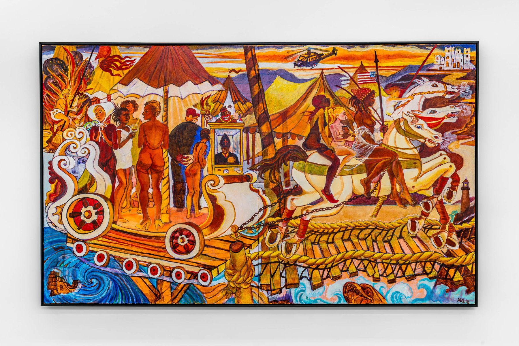 Arvie Smith, Crossing Clear Creek, 2024