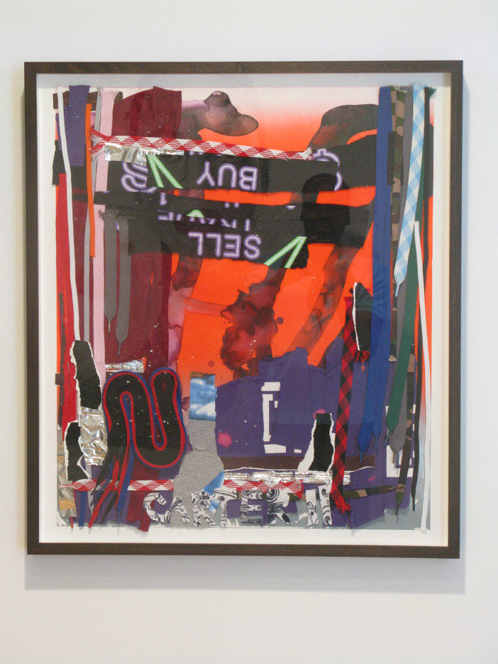 Kendell Carter, Drawing Construct (purple/orange), 2011
