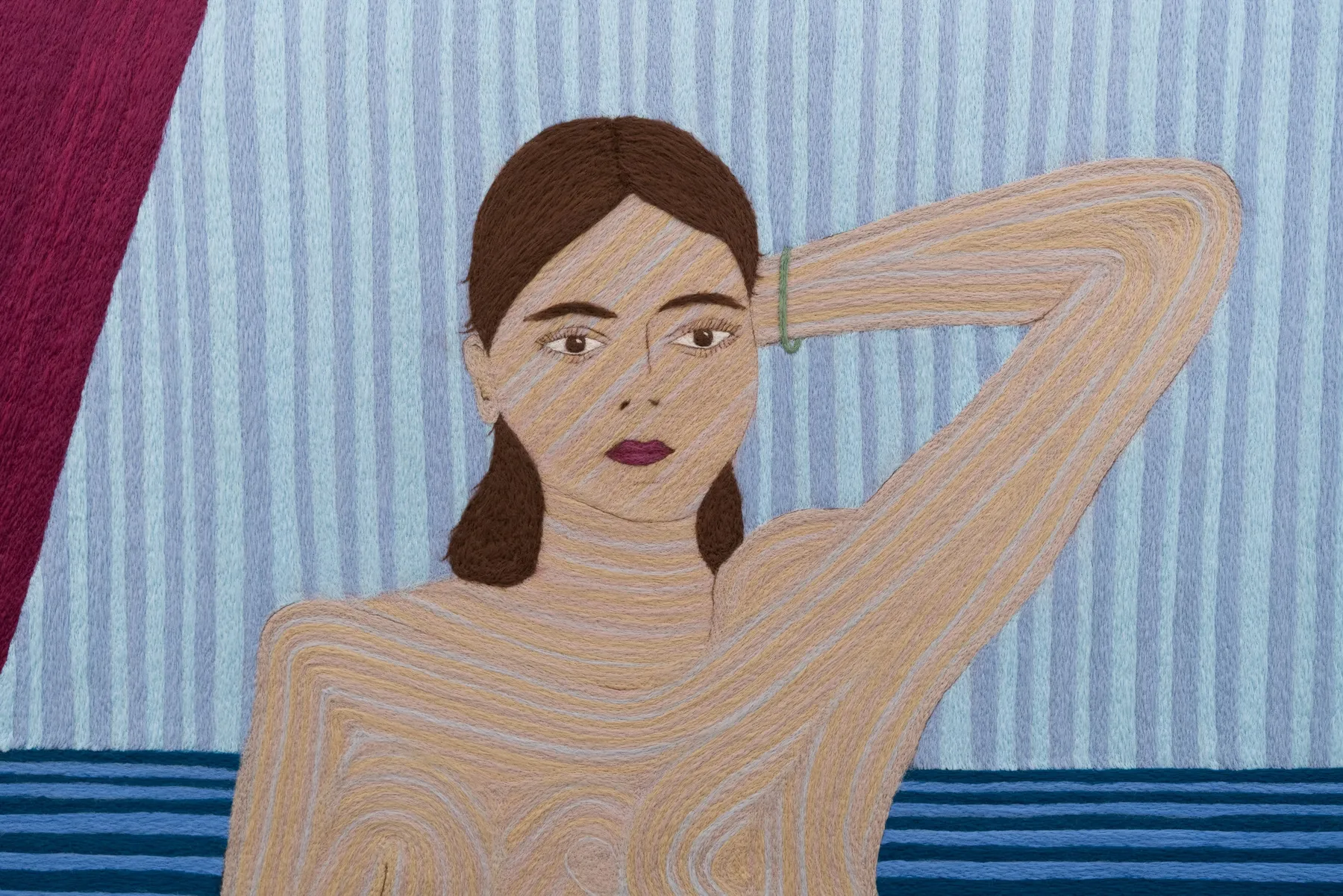 Cheryl Pope, Woman with Swan, 2021