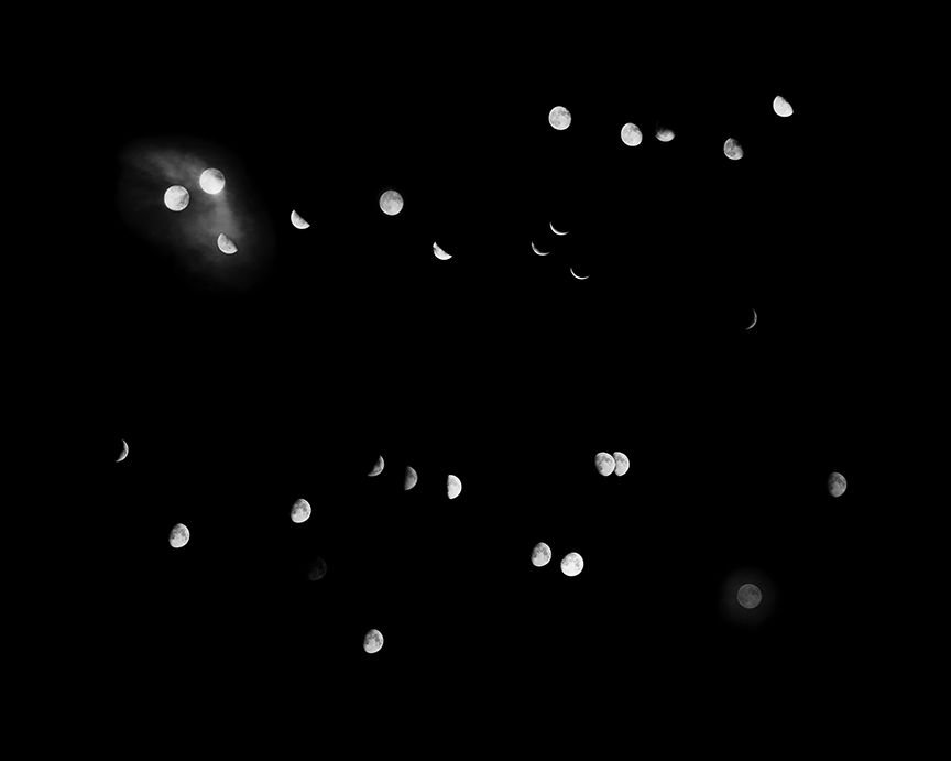 Carrie Schneider, Moon Drawing #262, 2015