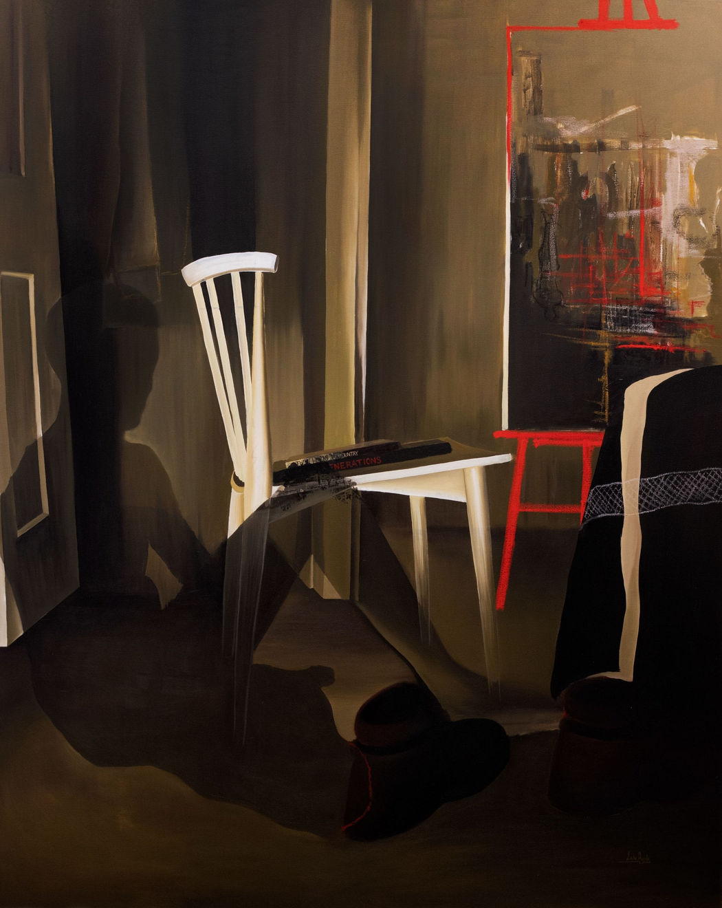 Luke Agada, UNTITLED (Portrait of an Artist), 2022