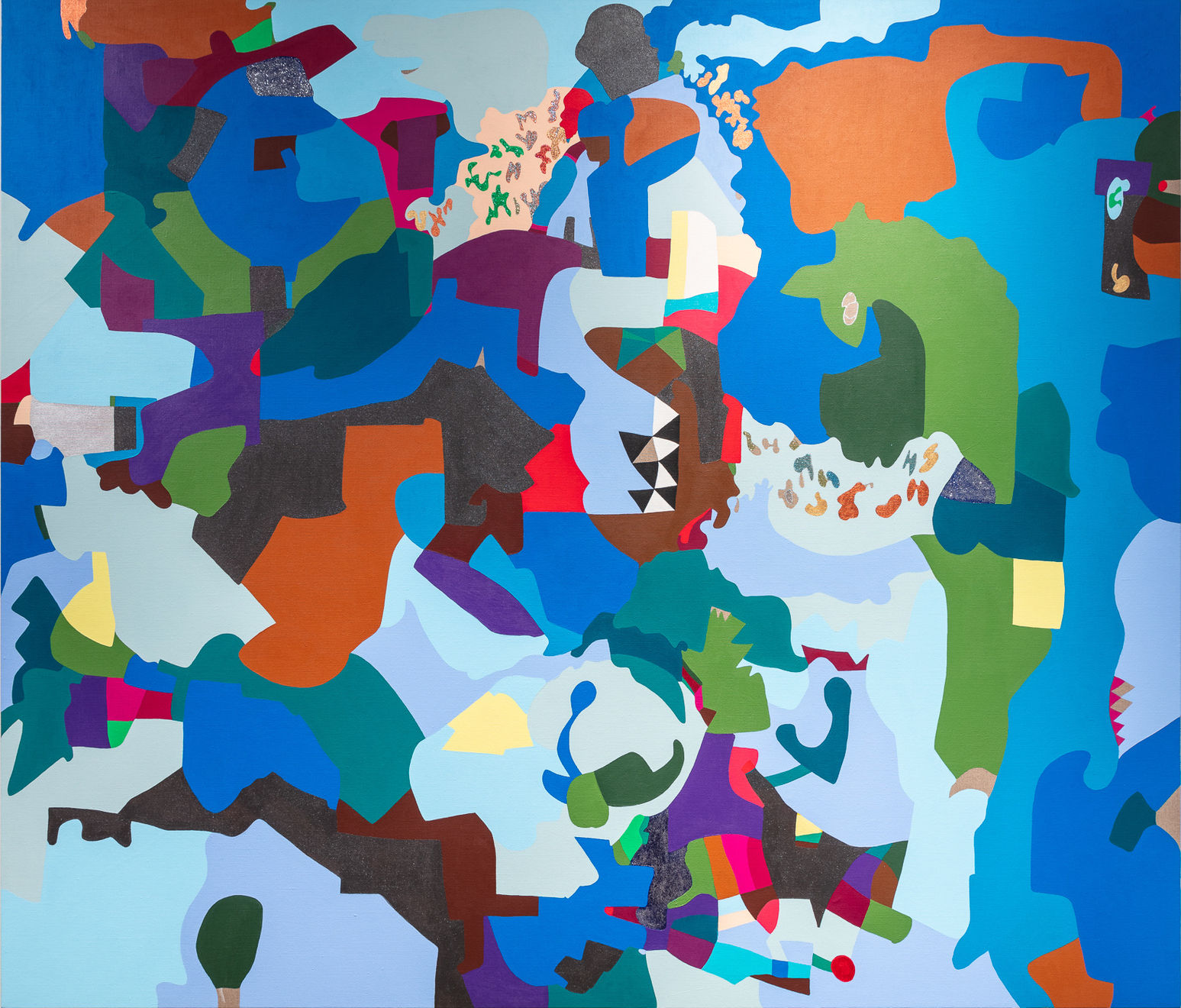 Candida Alvarez, Are you listening to this?, 2022