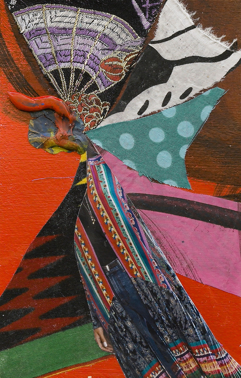 Shinique Smith, Study for Sun Queen, 2024