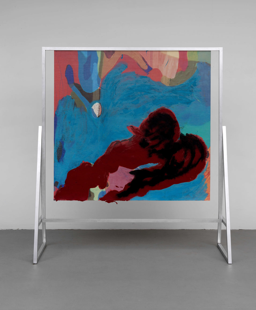 Candida Alvarez, Red Puddle, from Air Paintings (2017-2019), 2017