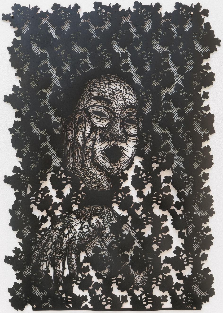 Antonius-Tín Bui, A mystery is a story. A story is a mirror. A mirror is a poem. A poem is a pattern. A pattern is repetition. Repetition is emphasis. The emphasis being the reason for repetition. Repetition is also a break in a pattern. Breaking a pattern is the reason for a poem. A poem is a mirror I use to look not at but into myself. My story. Mystery., 2023