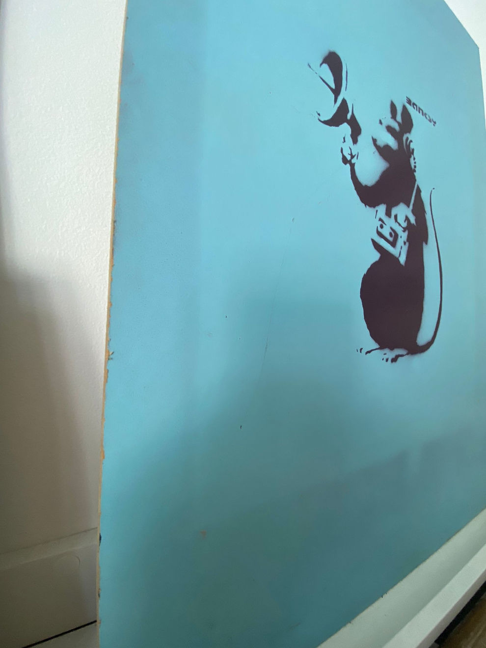 Banksy, Radar Rat , 2002