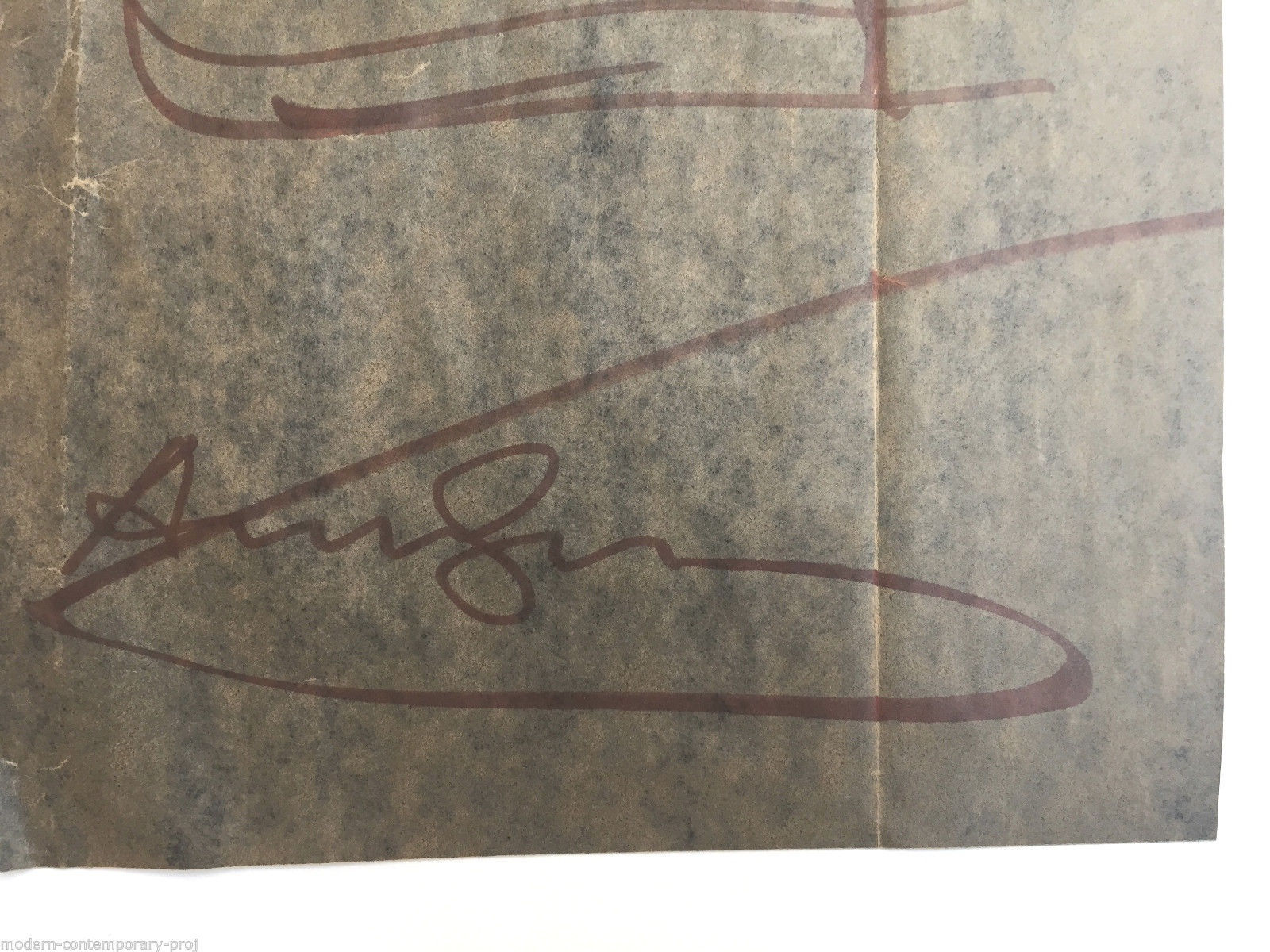 Andy Warhol, LArge soup can drawing., 1980