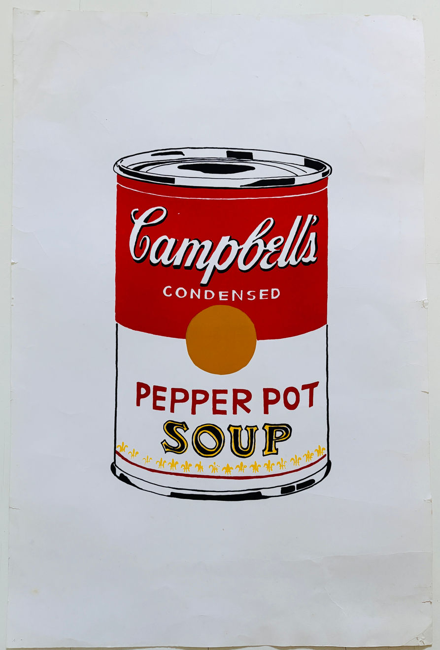 Andy Warhol, Campbells Soup Can "Pepper Pot" (NOT FOR SALE), 1961