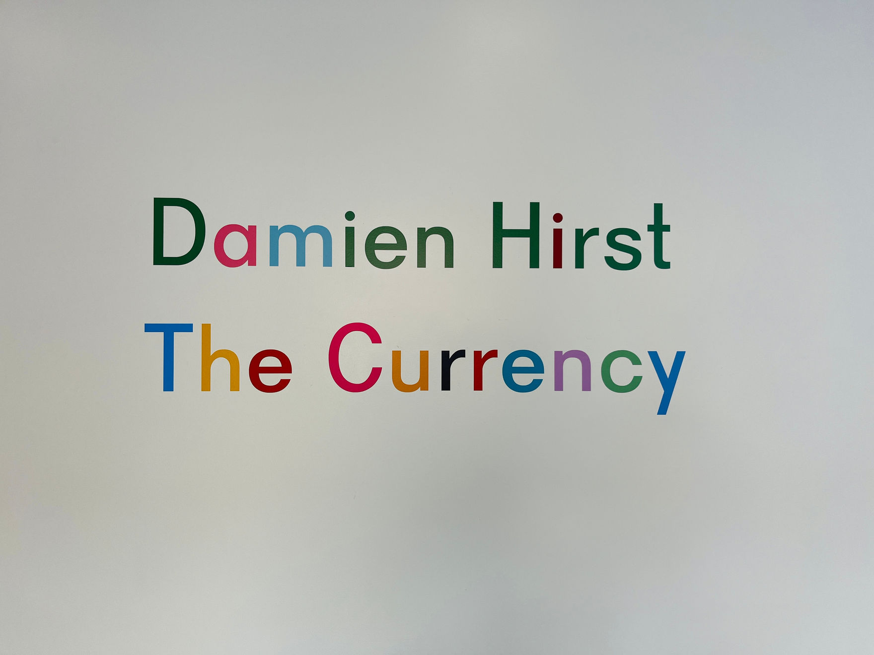 Damien Hirst, "The Currency" - Sick of Your Lies., 2016-2022