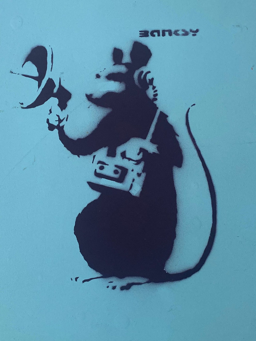 Banksy, Radar Rat , 2002