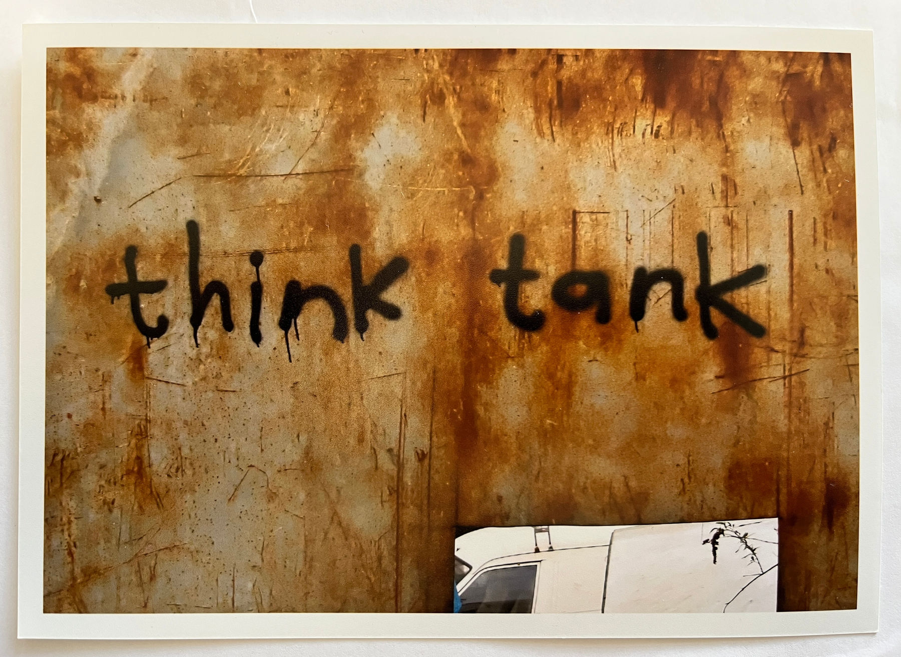 Banksy, Think Tank original photo, 2003