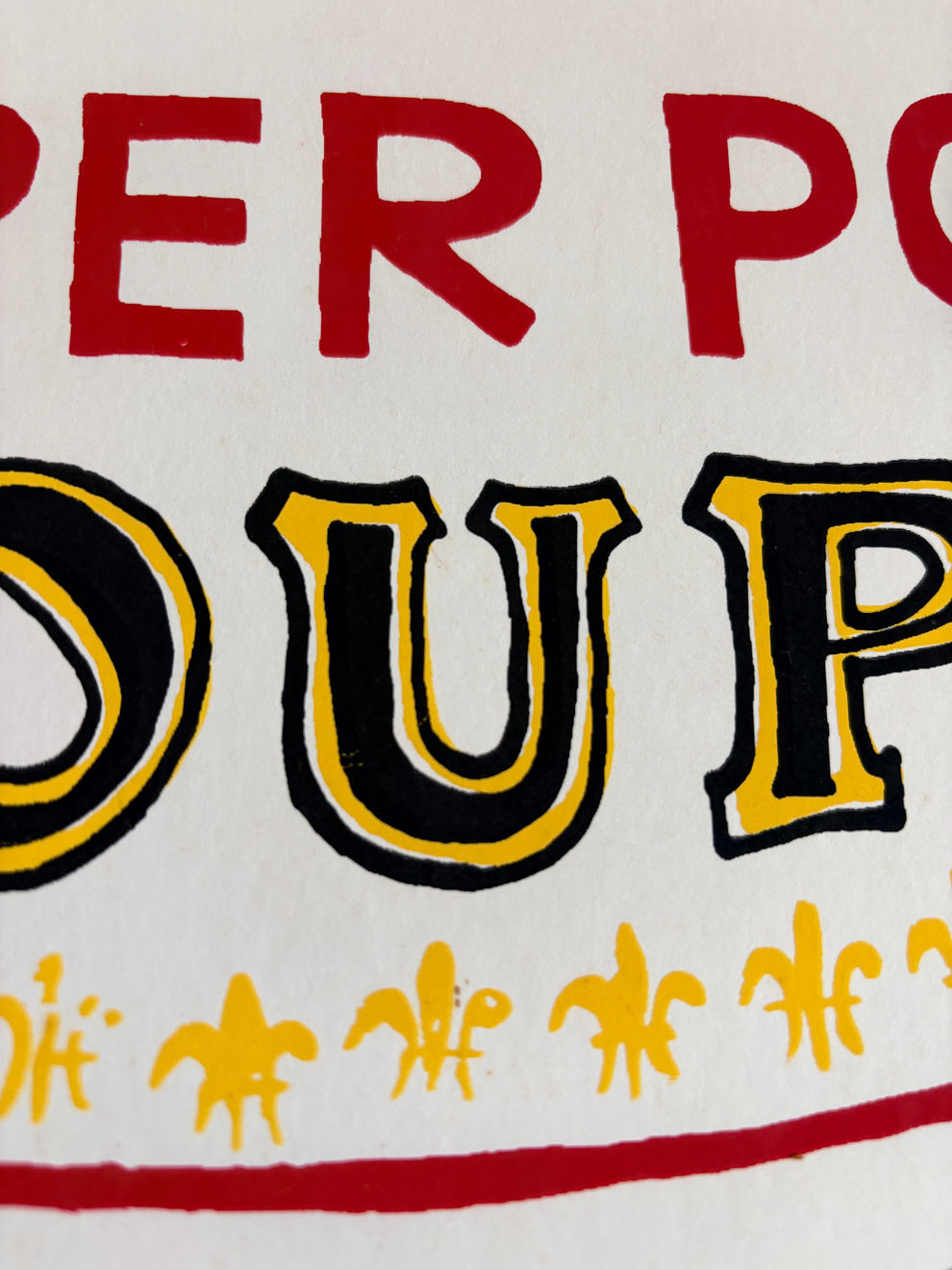 Andy Warhol, Campbells Soup Can "Pepper Pot" (NOT FOR SALE), 1961