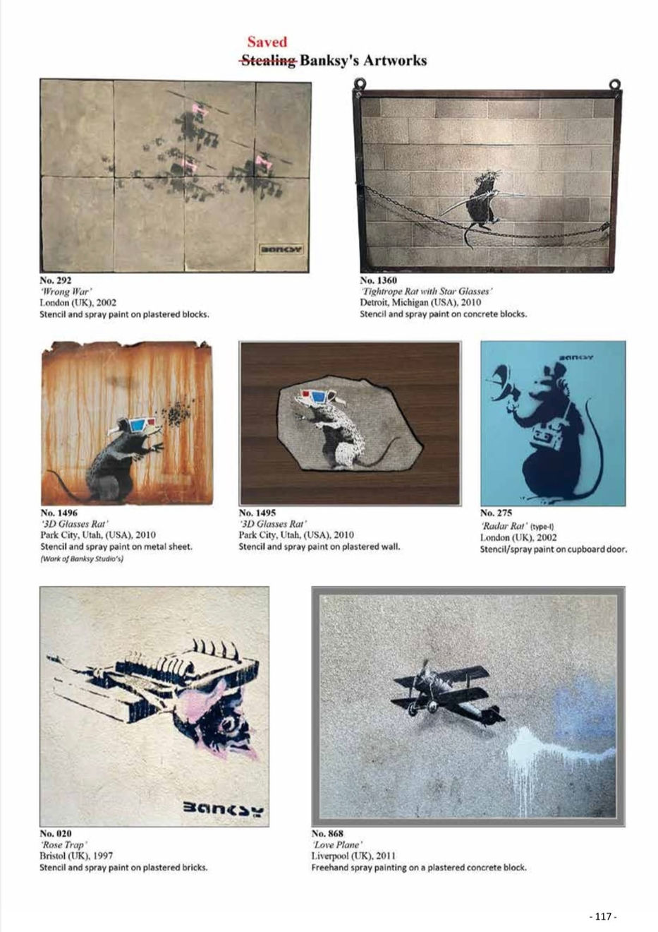 Banksy, Radar Rat , 2002