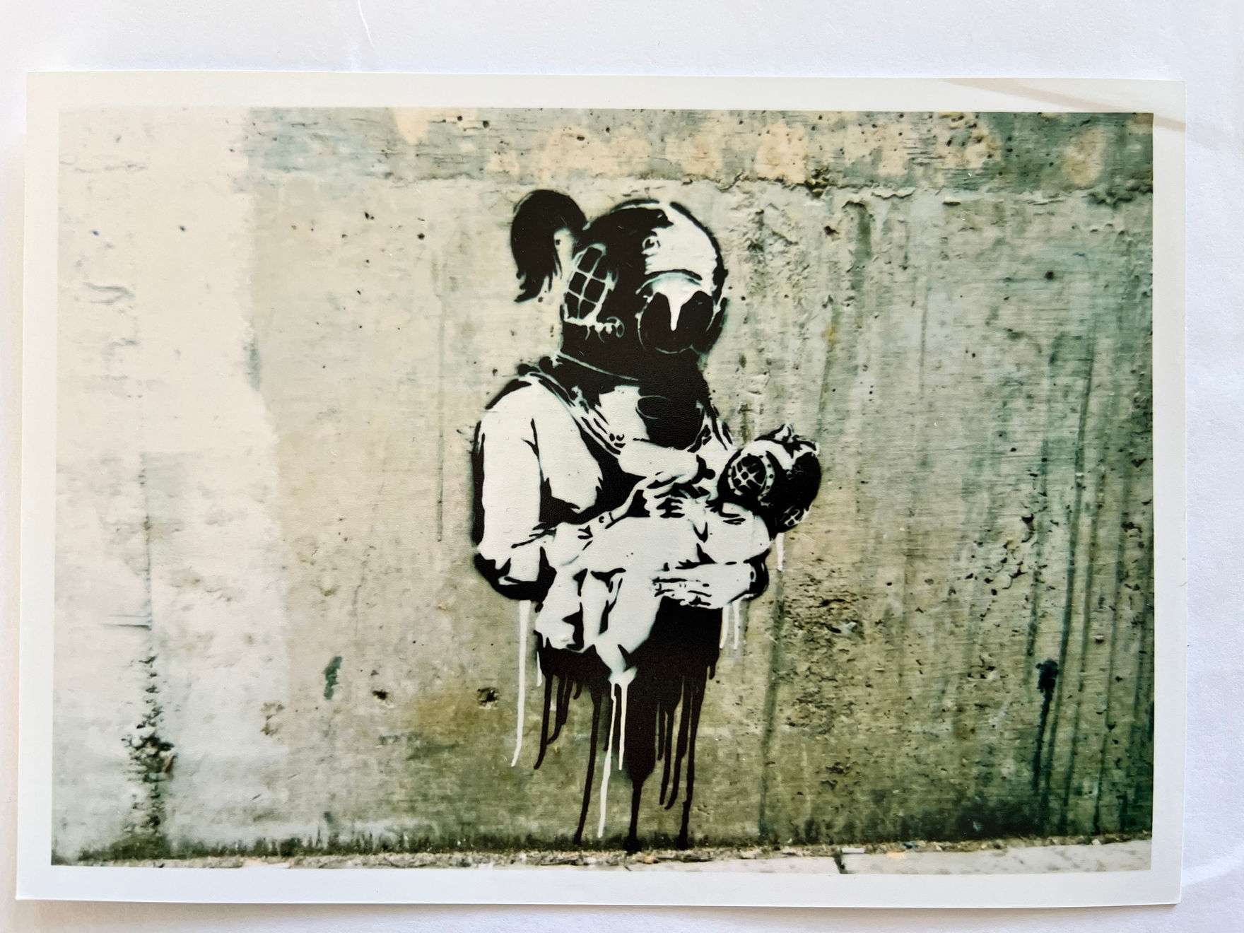 Banksy, original Mother & Child for Think Tank, 2003