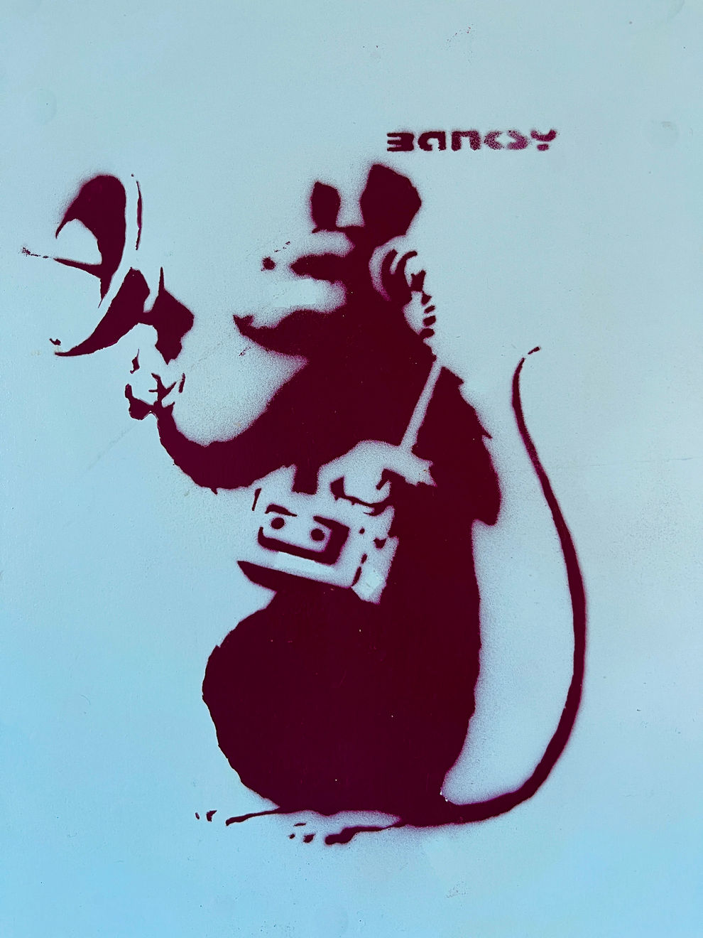 Banksy, Radar Rat , 2002