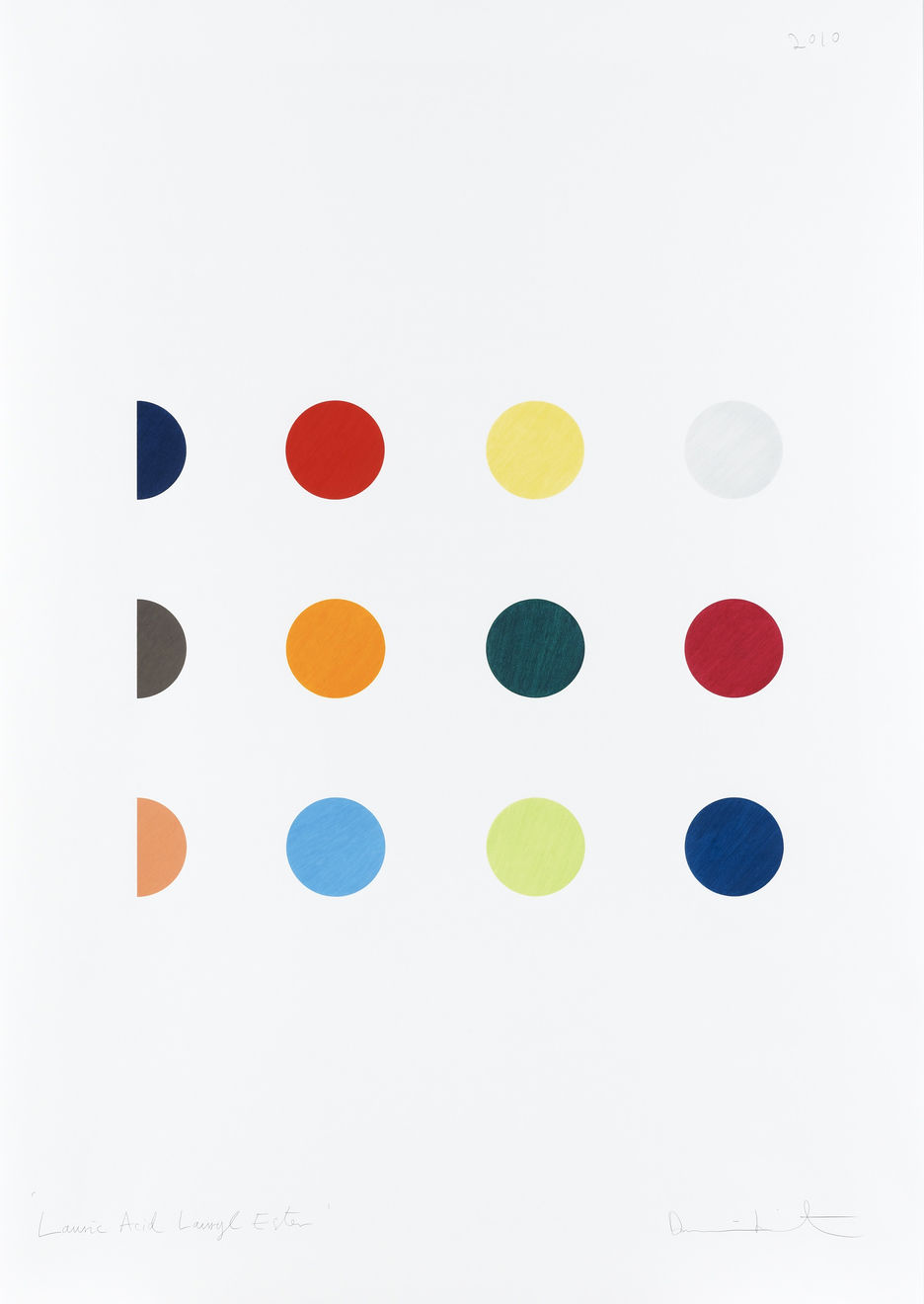 Damien Hirst, Lauric Acid Lauryl Ester, 2010