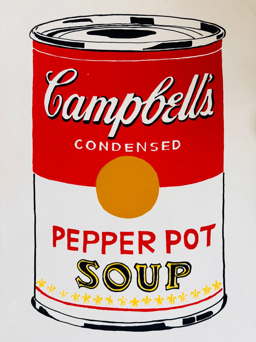 Andy Warhol, Campbells Soup Can "Pepper Pot" (NOT FOR SALE), 1961