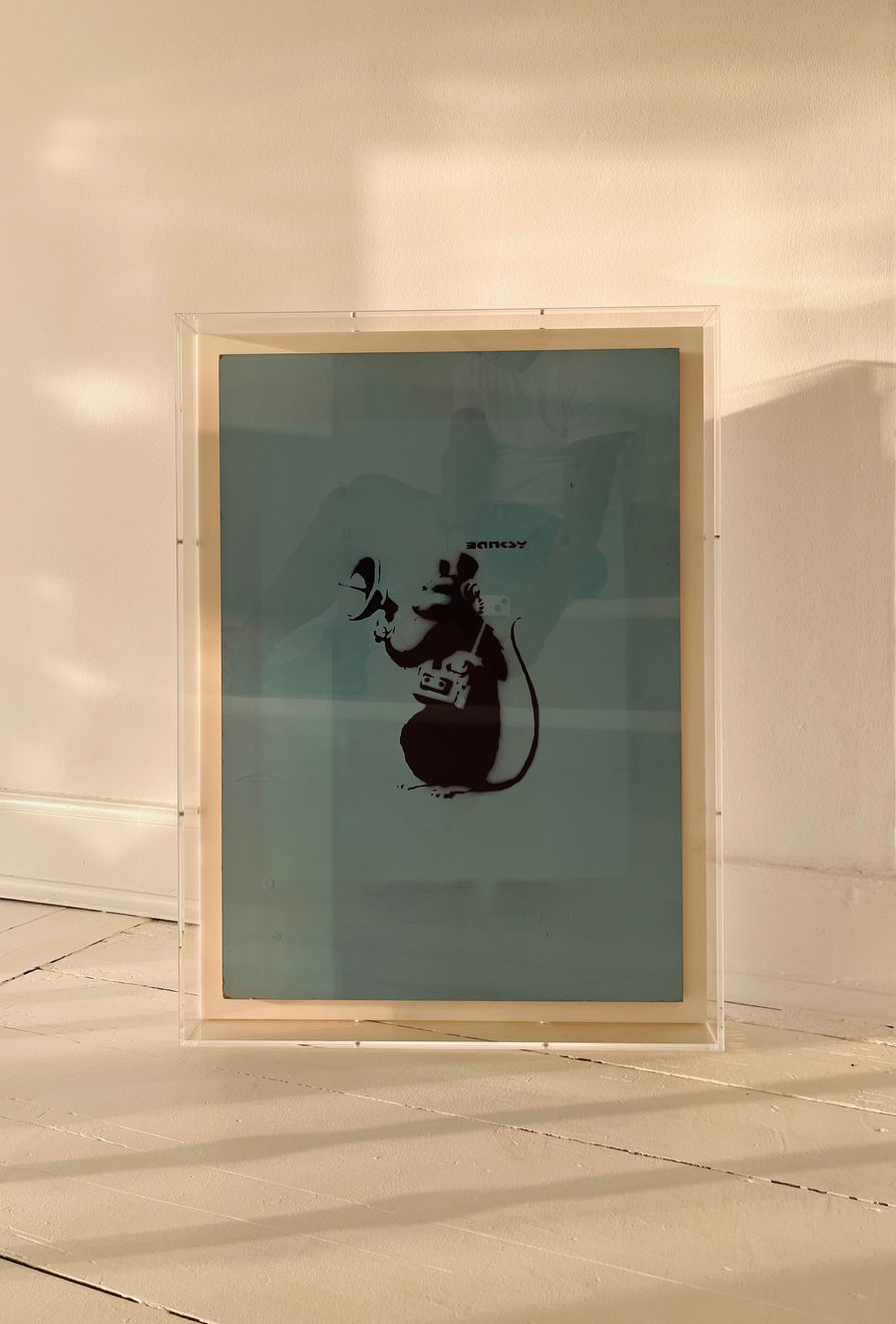 Banksy, Radar Rat , 2002