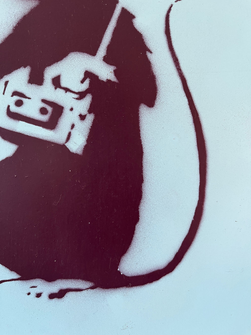 Banksy, Radar Rat , 2002