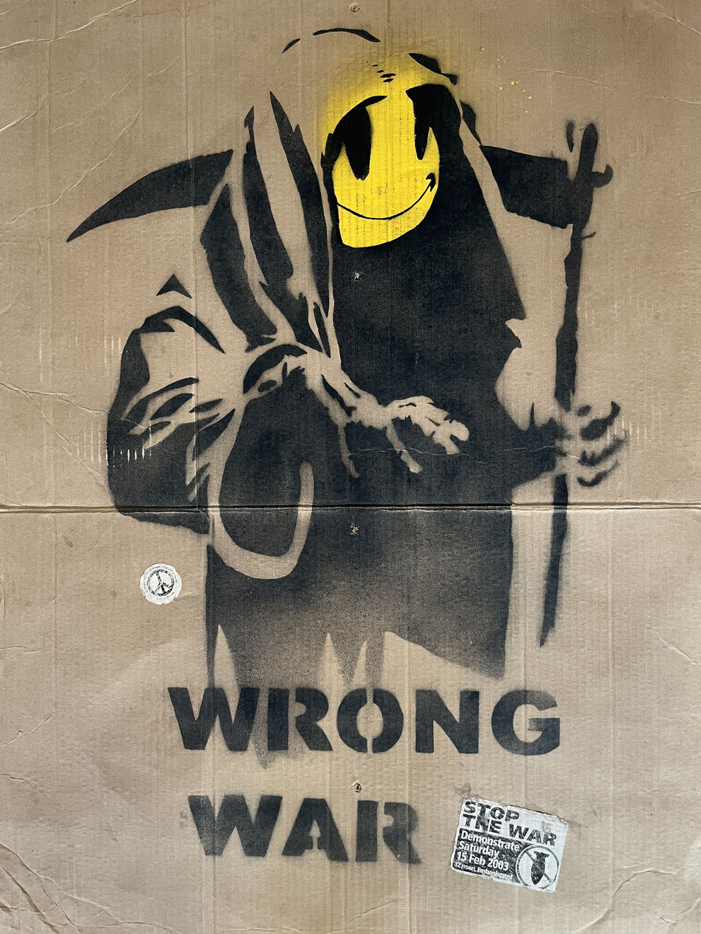 Banksy, Grim Reaper (RESERVED), 2003