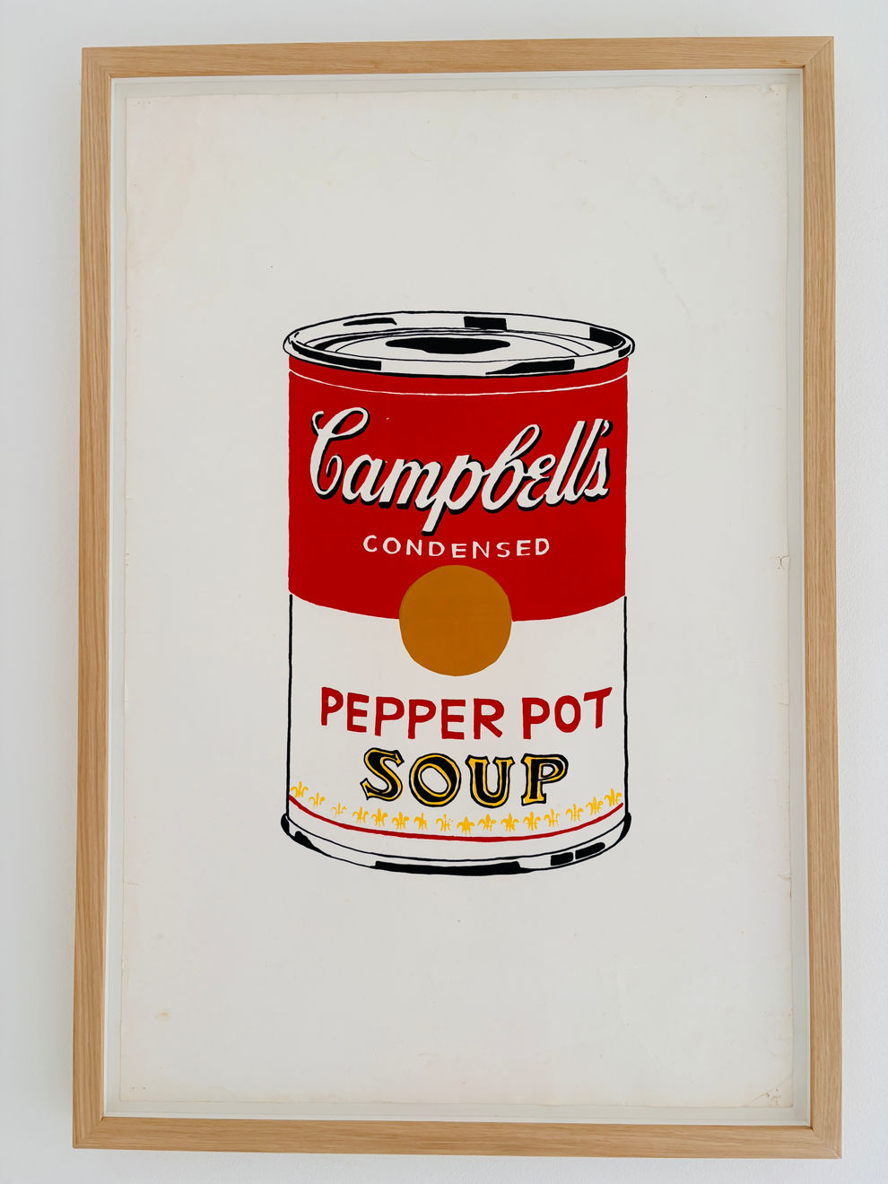 Andy Warhol, Campbells Soup Can "Pepper Pot" (NOT FOR SALE), 1961