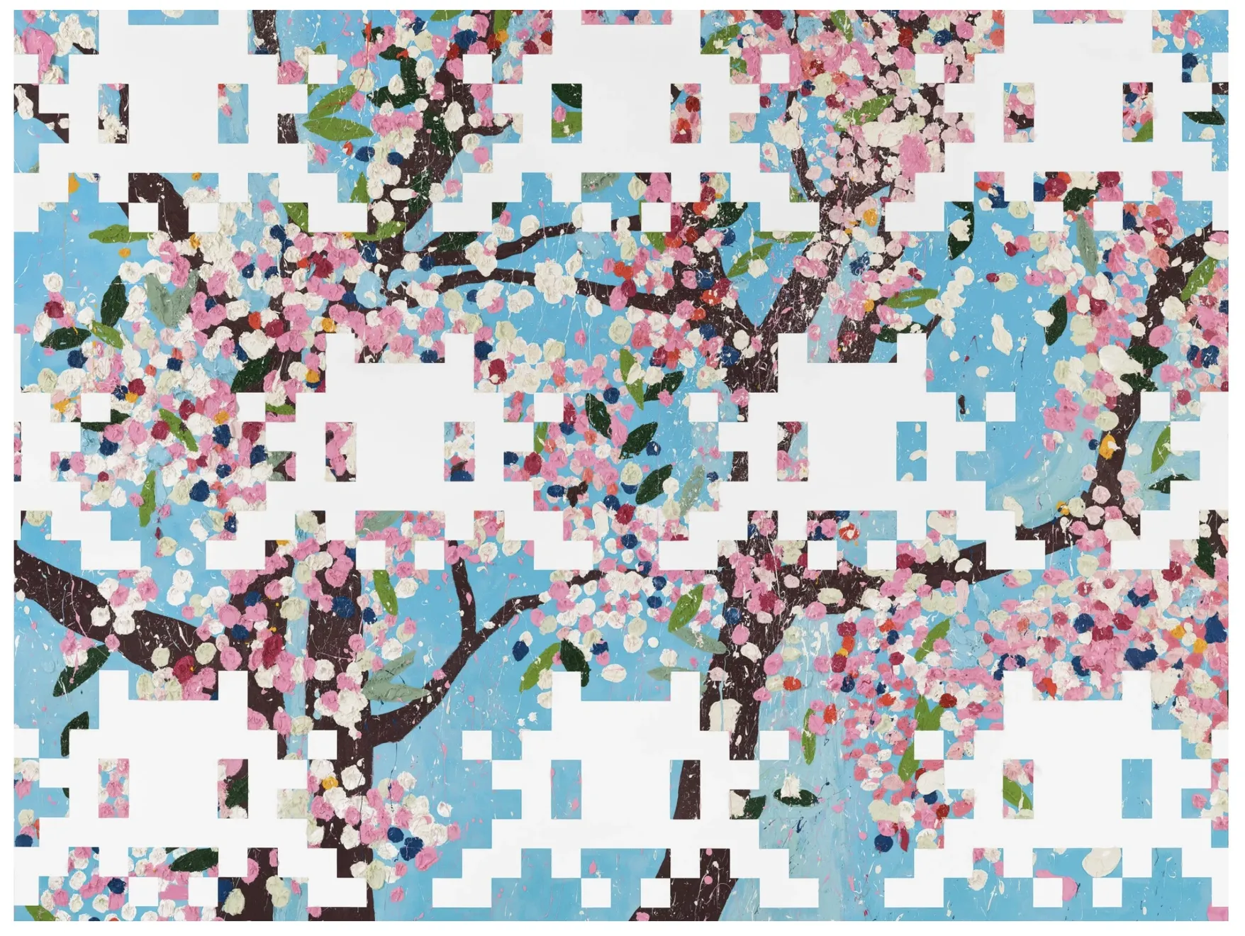 Space Invader, Invaded Blossom, 2026