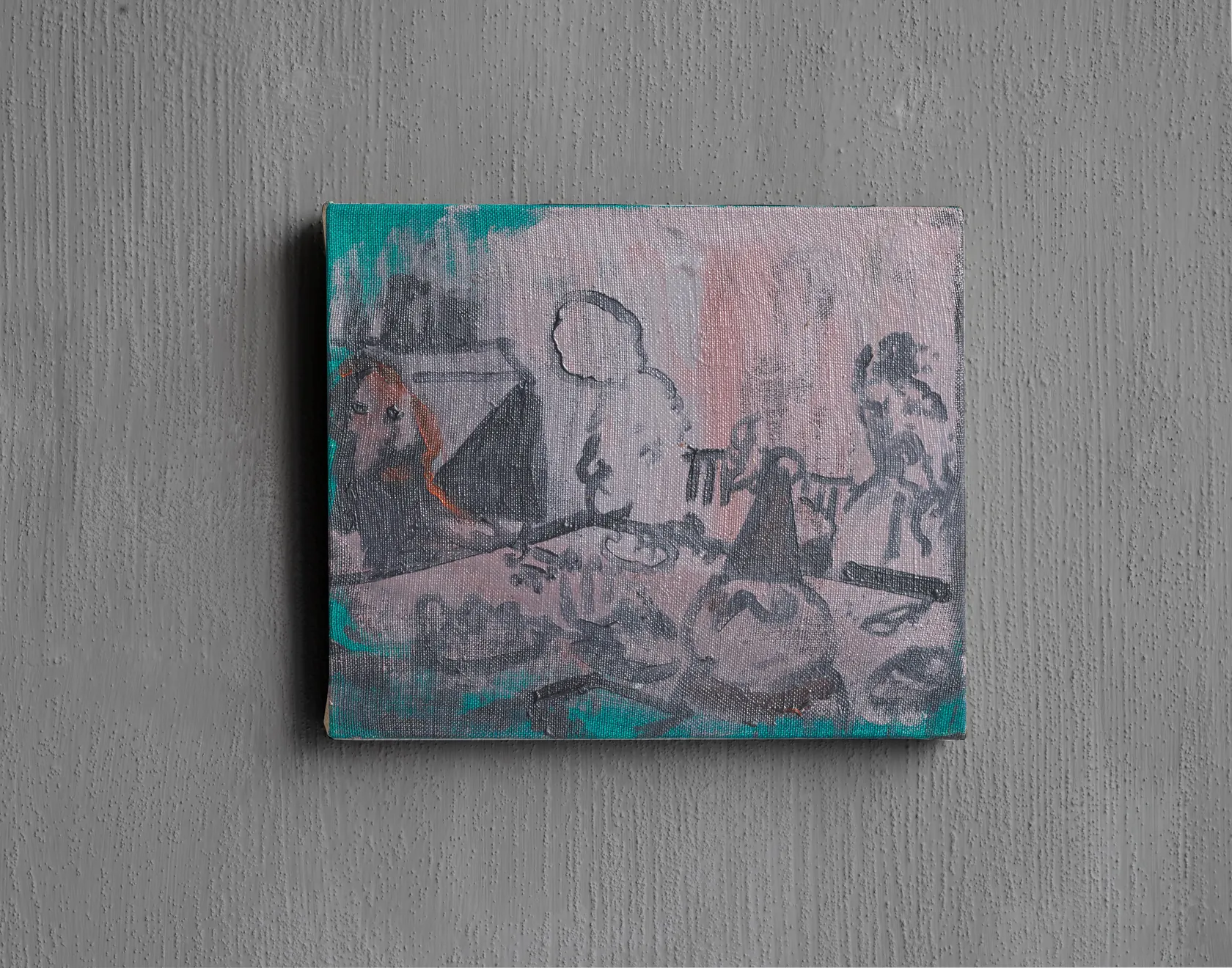 Norman Hyams, The Party (green), 2017