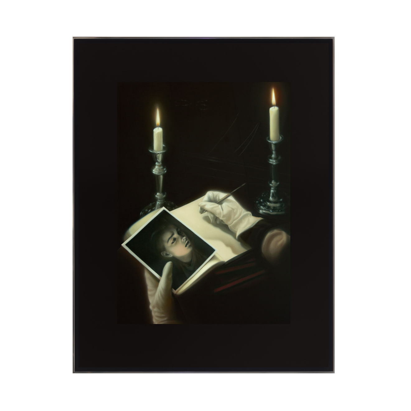 Andrew Sendor, Pencilissa heard his strangled cry and hurried to the door, 2025