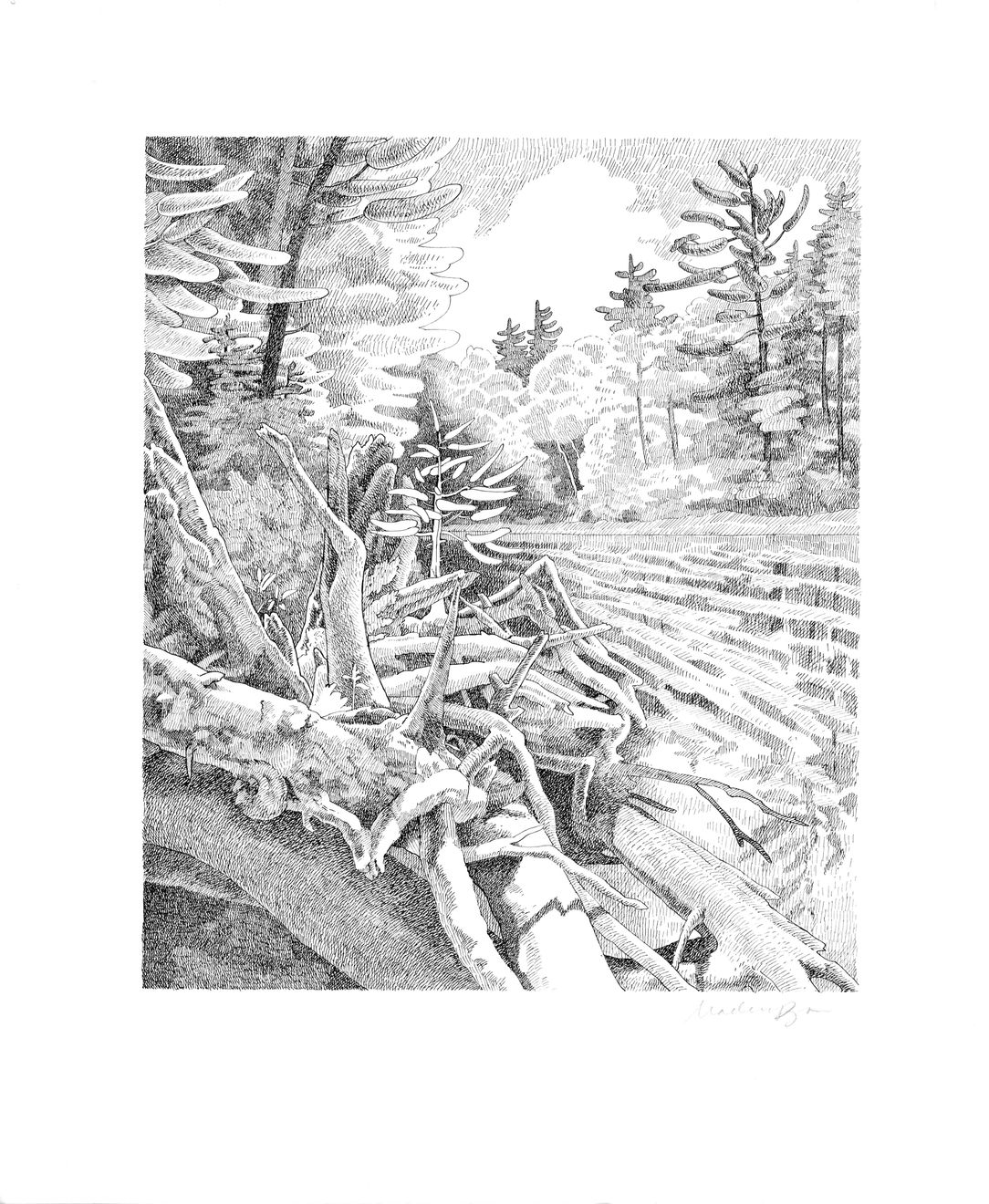 Madeleine Bialke, Woman in White, 2020