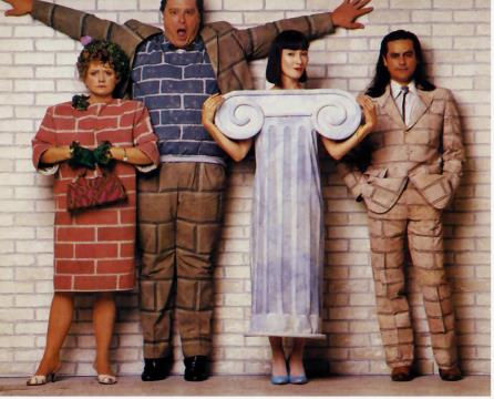 Adelle Lutz, Urban Camouflage Clothing: Column Dress, 1986