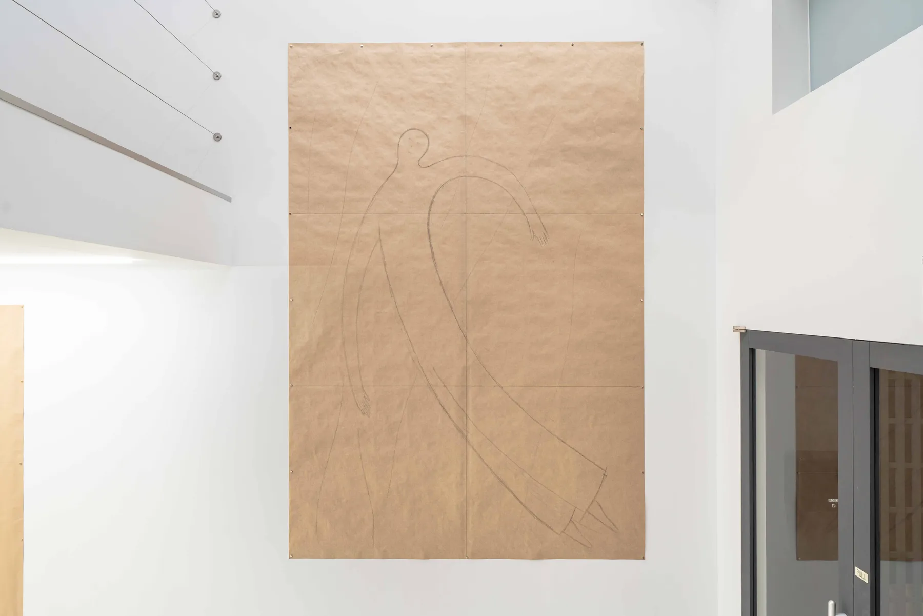 Rodrigo Hernández, Production study for "A great relief, that of being freed from the laws of gravity, as in dreams, when your body floats into the air or in the void", 2026