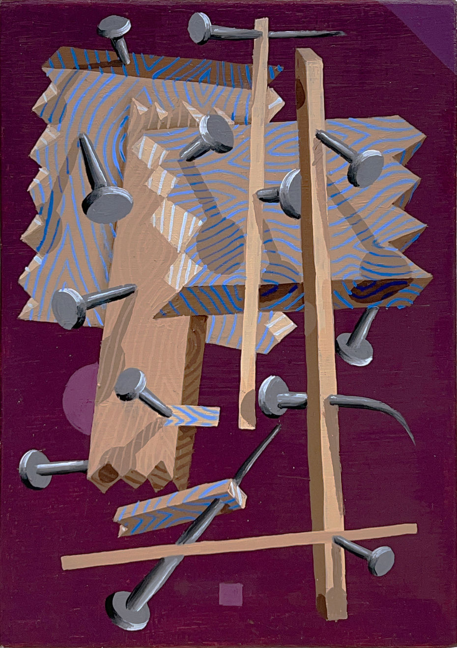 Matthew Couper, Suprematist Composition (S-62, pg 193 Nakov), 2024