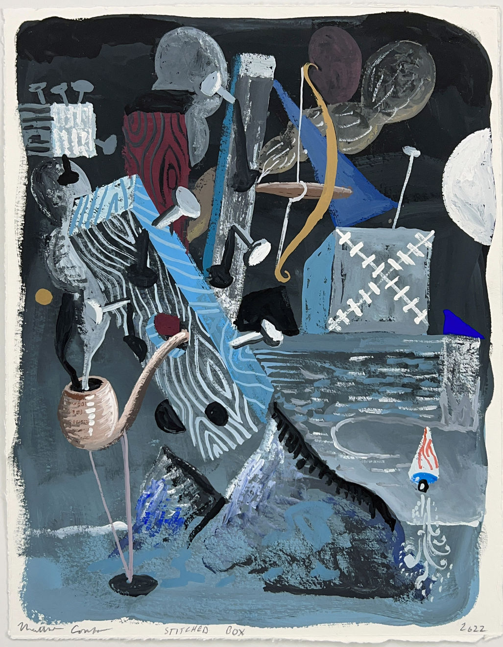 Matthew Couper, Stitched Box, 2022