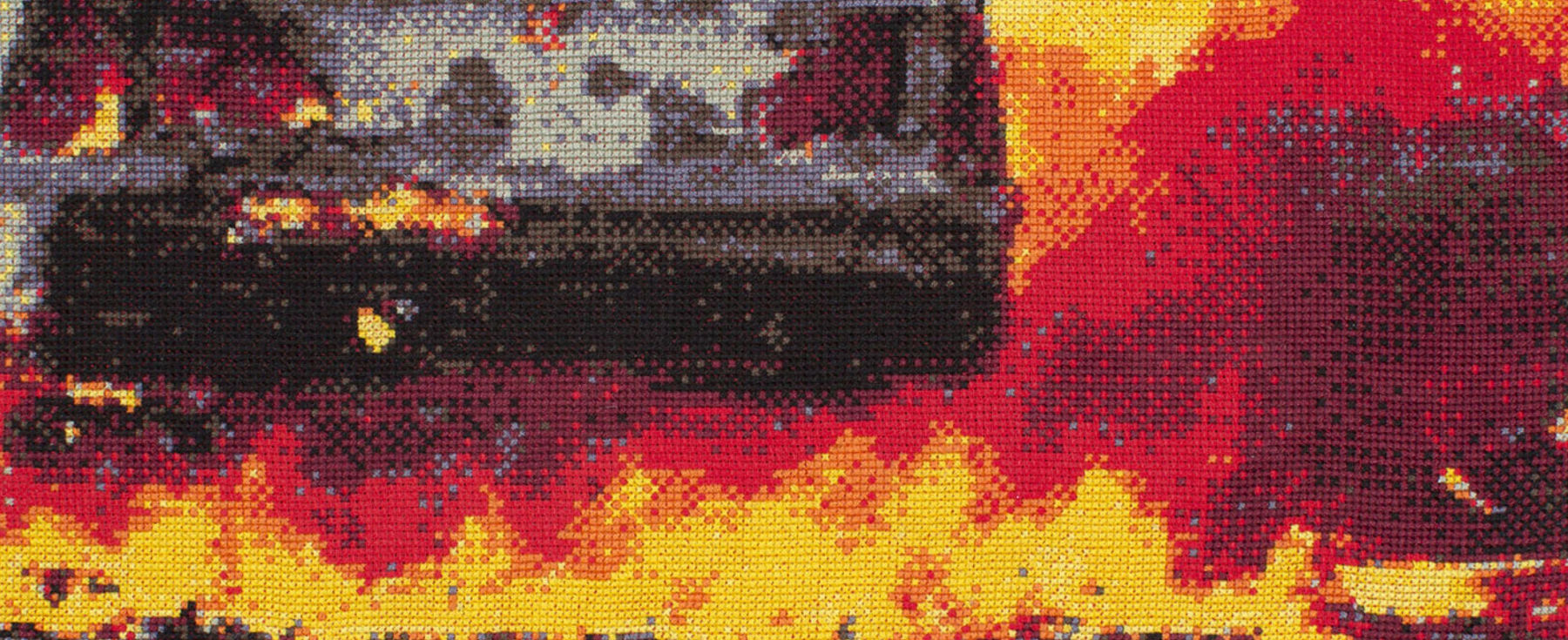 Claire Healy and Sean Cordeiro, Tapestry of disaster, Sedan, 2013