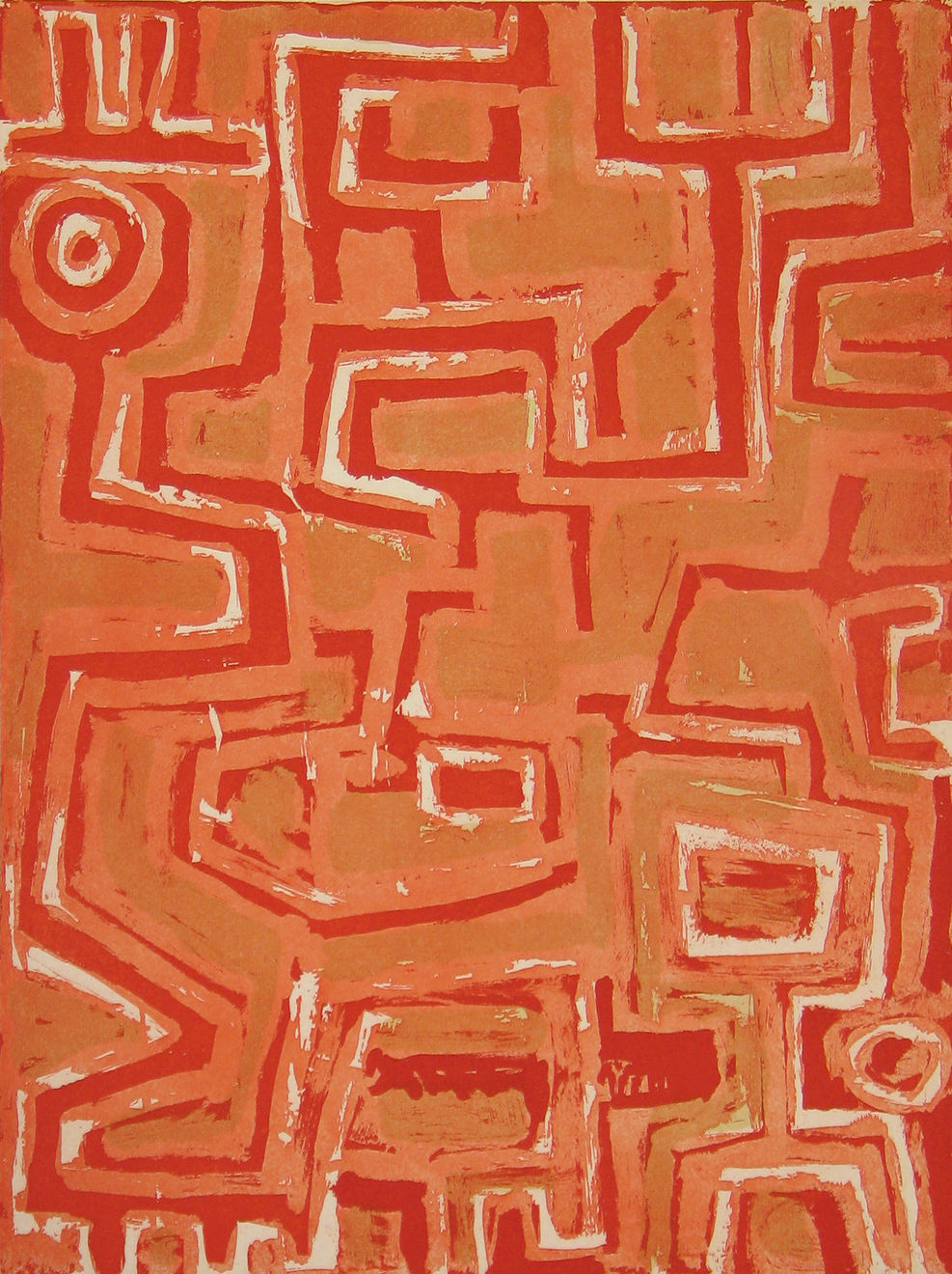 Wayne Eager, Red Abstract, 2007