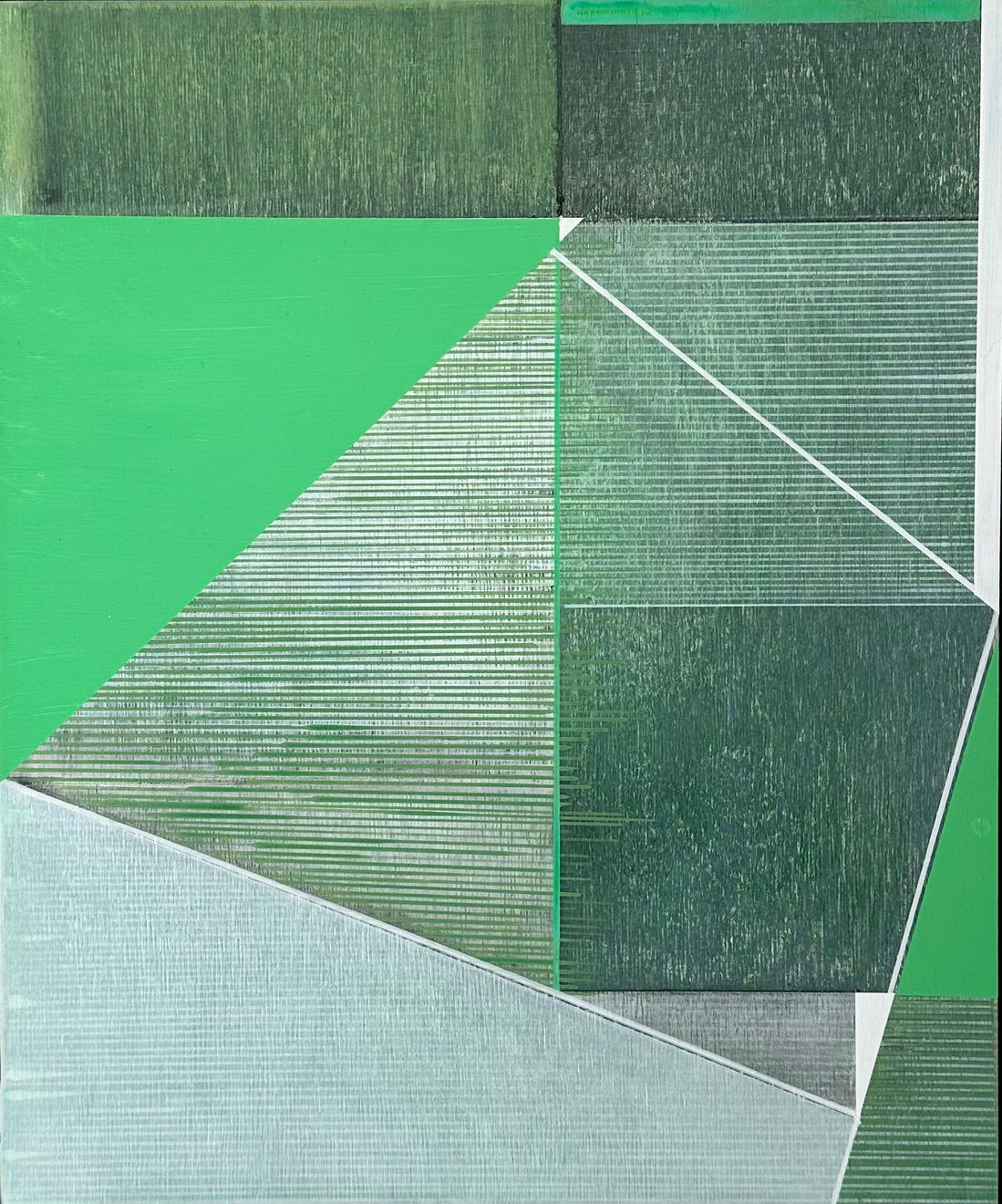 Helen Ireland, Green Interior, 2024