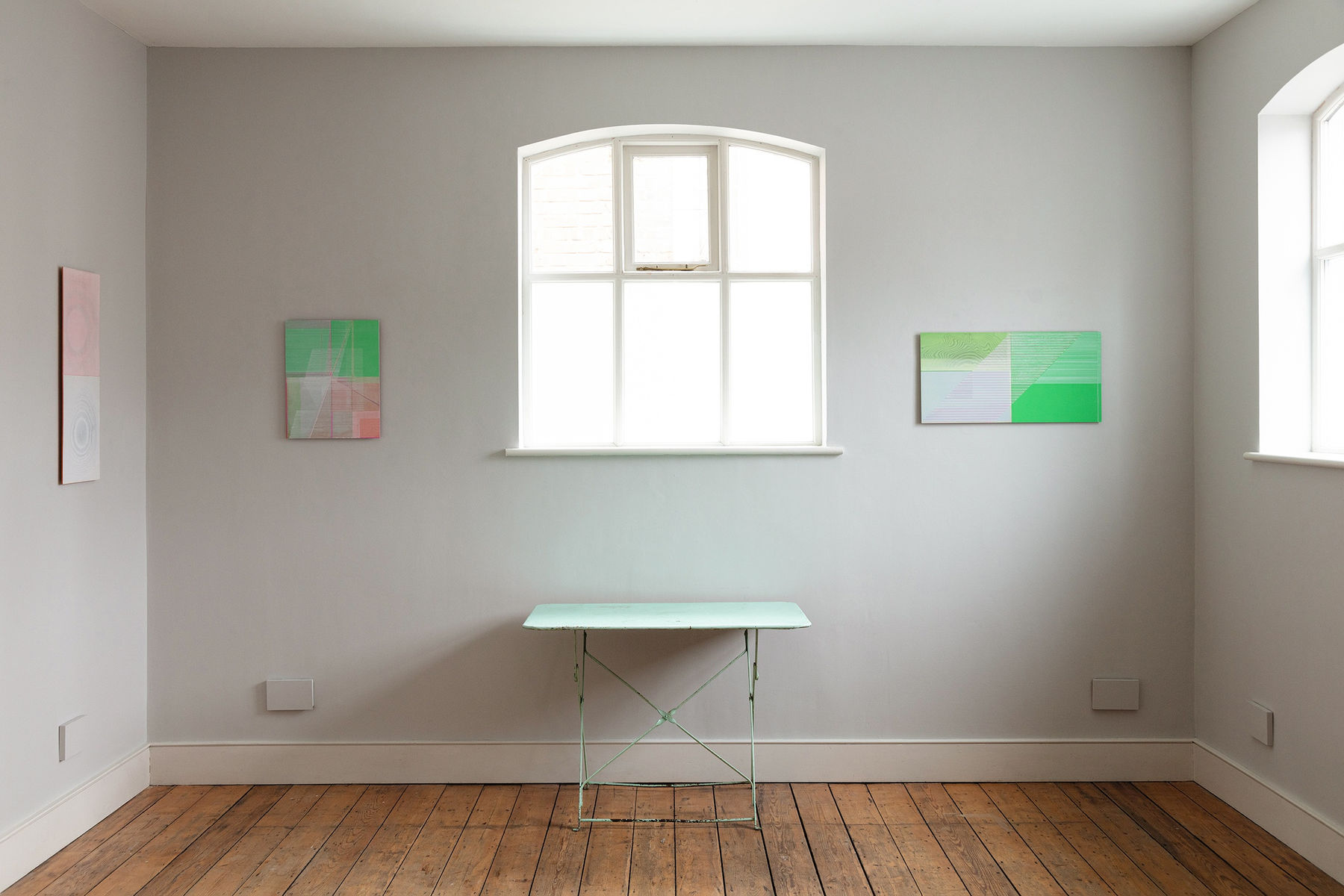 Helen Ireland, Reflected Green Interior, 2024