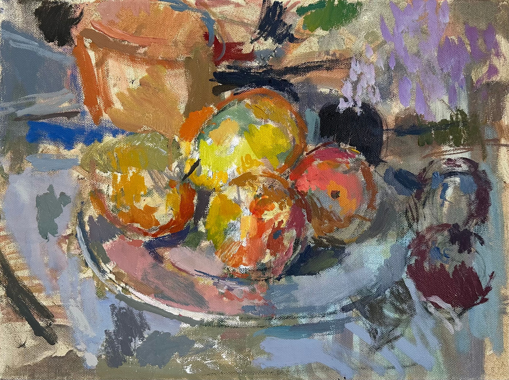 Daniel Shadbolt, Red William Pears, 2024