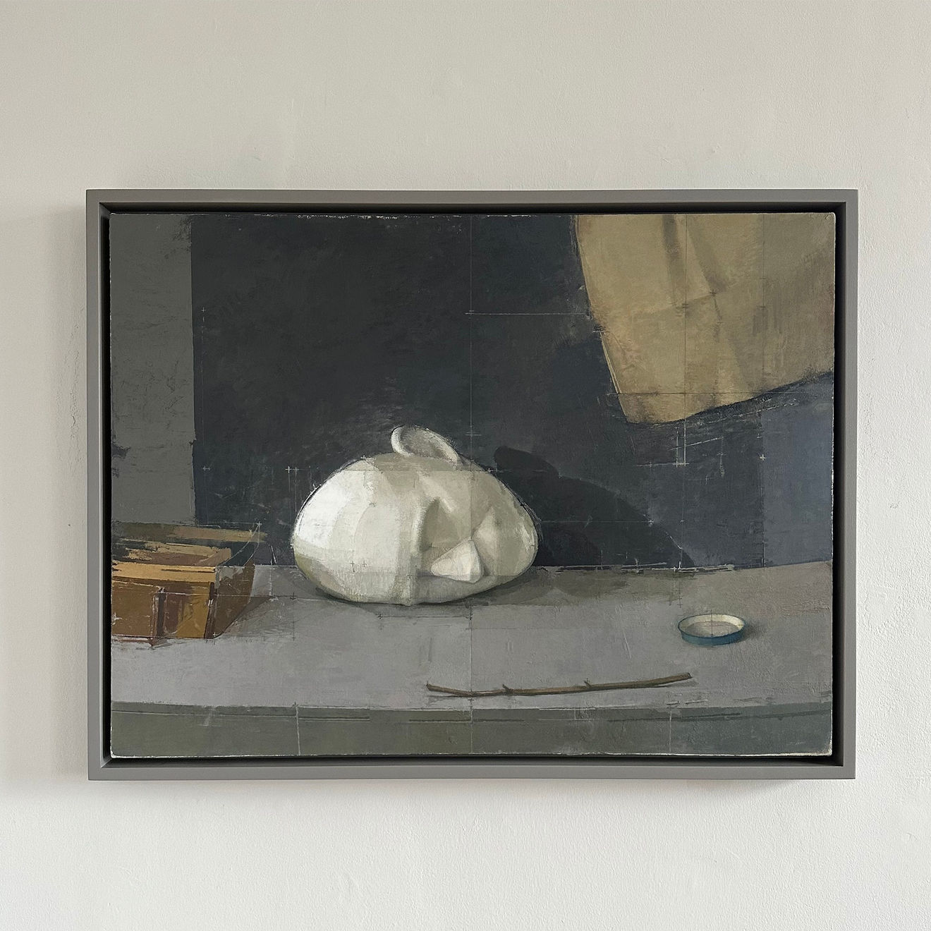 Joe Morzuch, Still Life with Mask and Basket, 2023