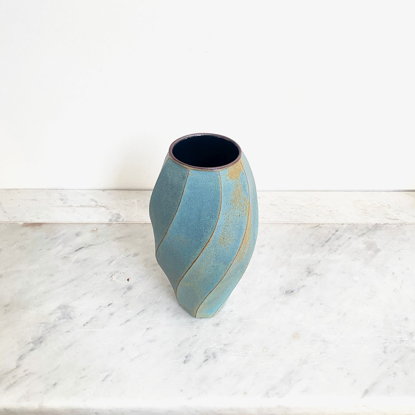 Emily Myers, Twisted Faceted Vase, 2022