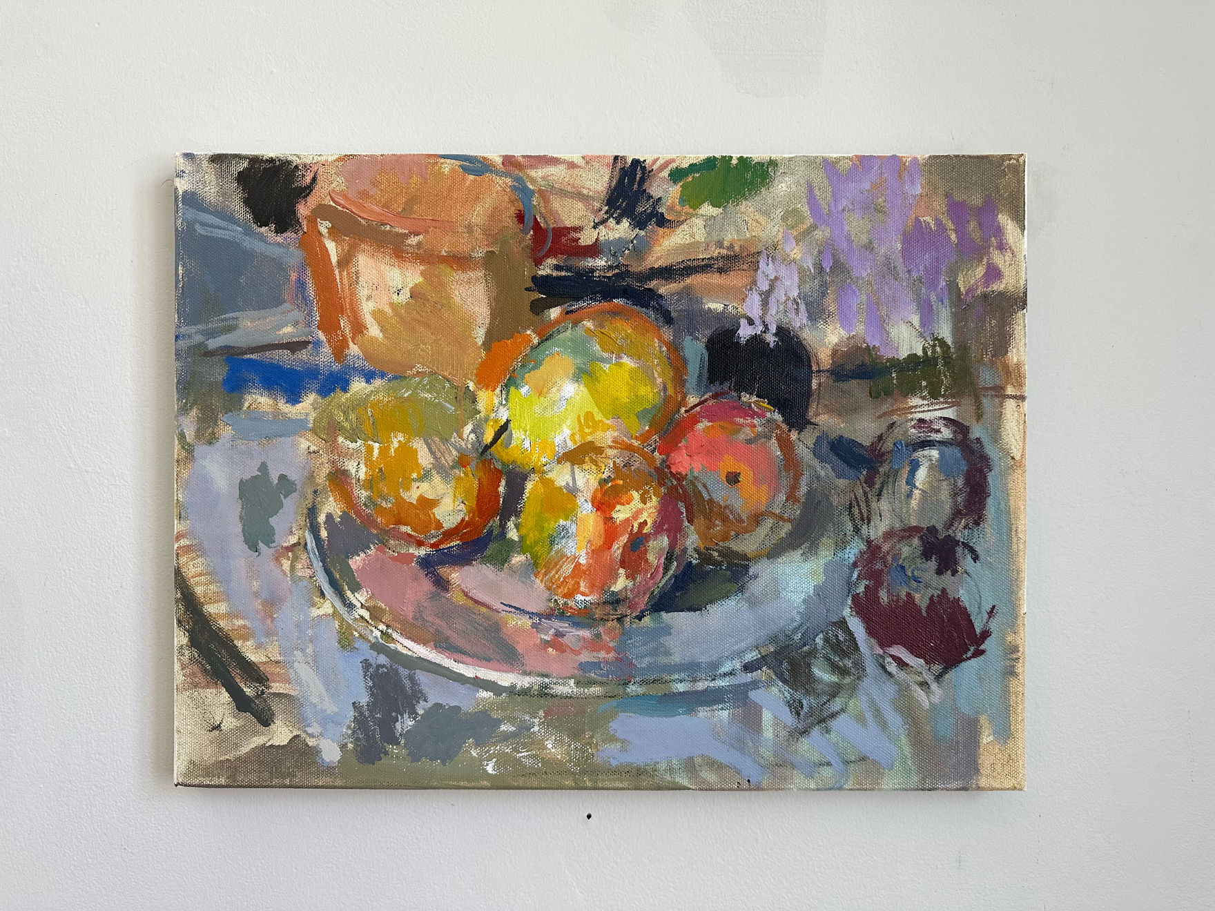 Daniel Shadbolt, Red William Pears, 2024