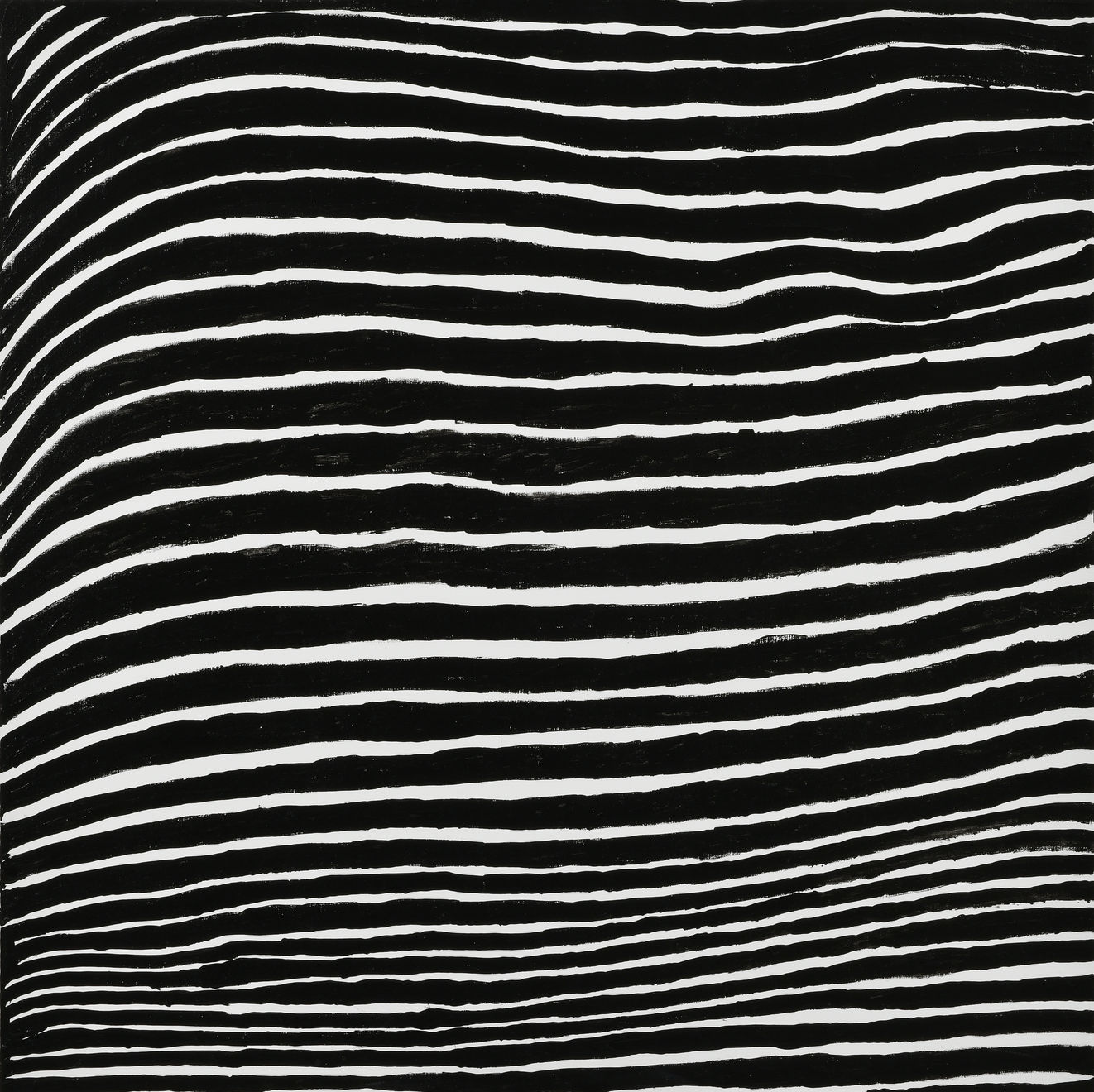 Yayoi Kusama, CALLING FROM THE SKY, DOUBTLESS, TRANSPARENT IN ITS SHADE OF BLUE EMBRACED WITH THE SHADOW OF ILLUSION CUMULONIMBI ARISE SOUNDS OF TEARS, SHED UPON EATING THE COLOUR OF COTTON ROSE, 2019