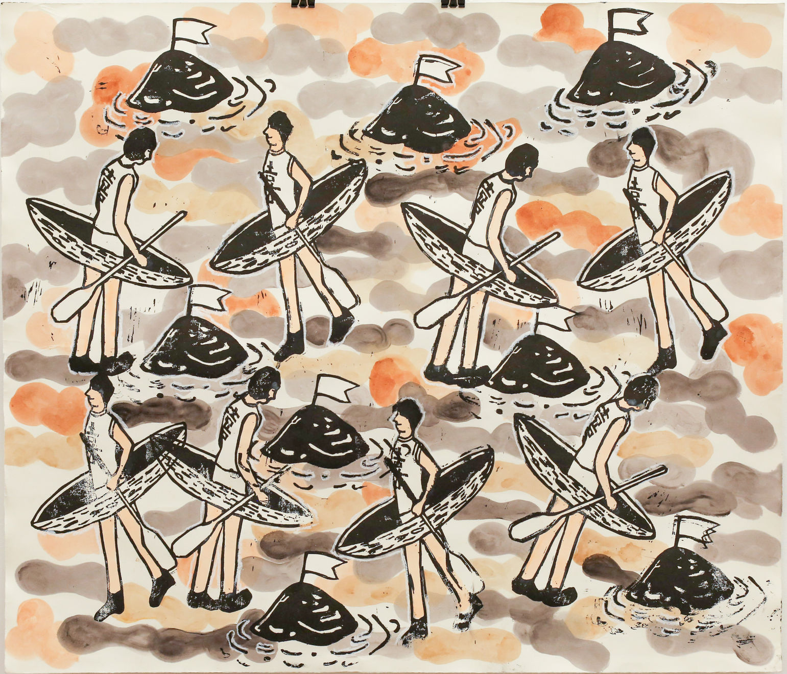 Akira the Hustler, Islands (And People) in an Ocean Current, 2020