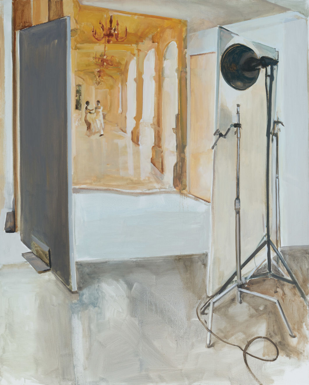 Hilmi Johandi, Landscapes & Paradise XII (A couple dancing at sunset), 2021