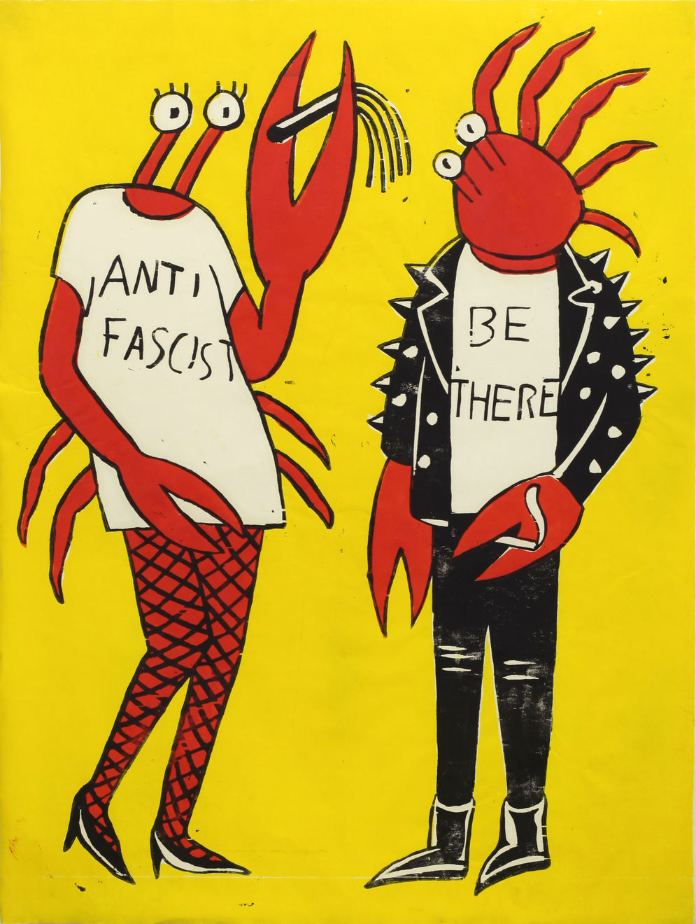 Nobuaki Takekawa, Protesters on the street, 2016