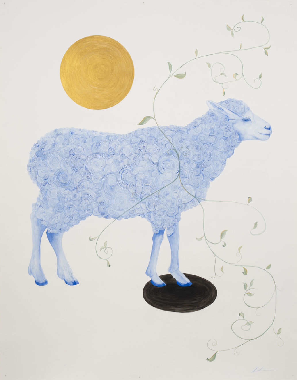 Hiraki Sawa, sheep eats dreams (ivy), 2023